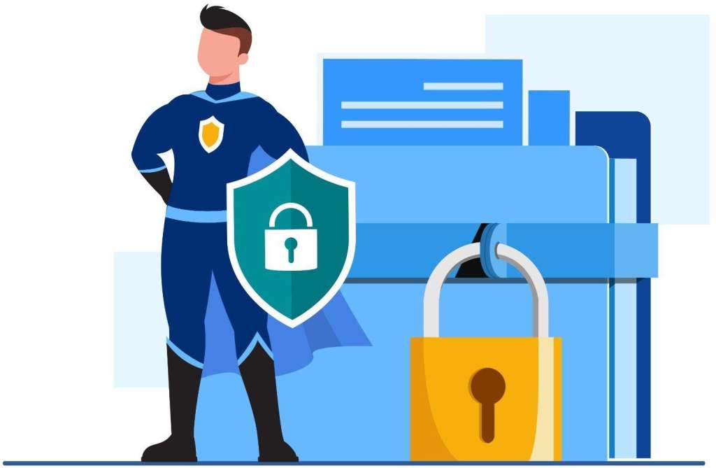 A checklist with checkboxes next to GDPR compliance requirements.
