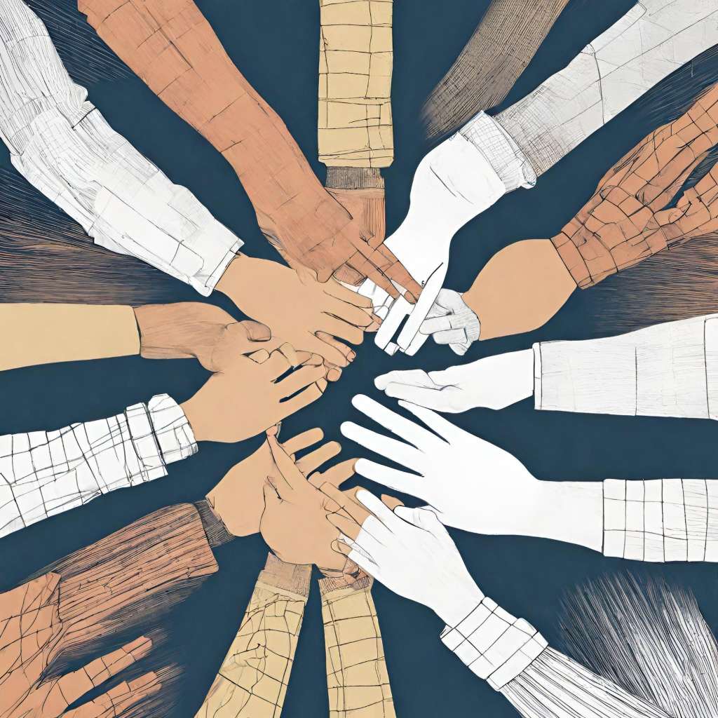 Collaborative Patient-Provider Relationship in Medical Billing Healthcare provider and patient hands working together in medical billing