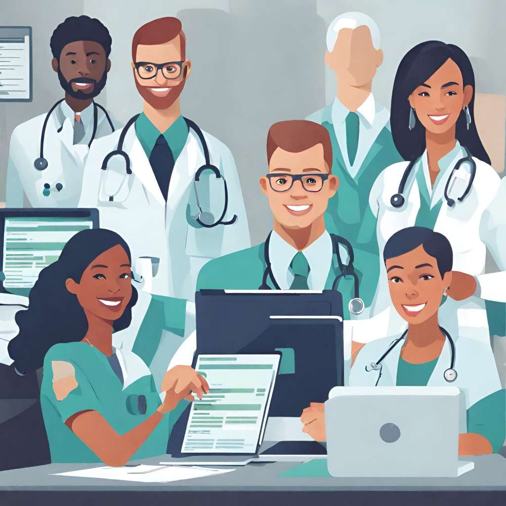 Diverse Team of Medical Billing and Coding Professionals 