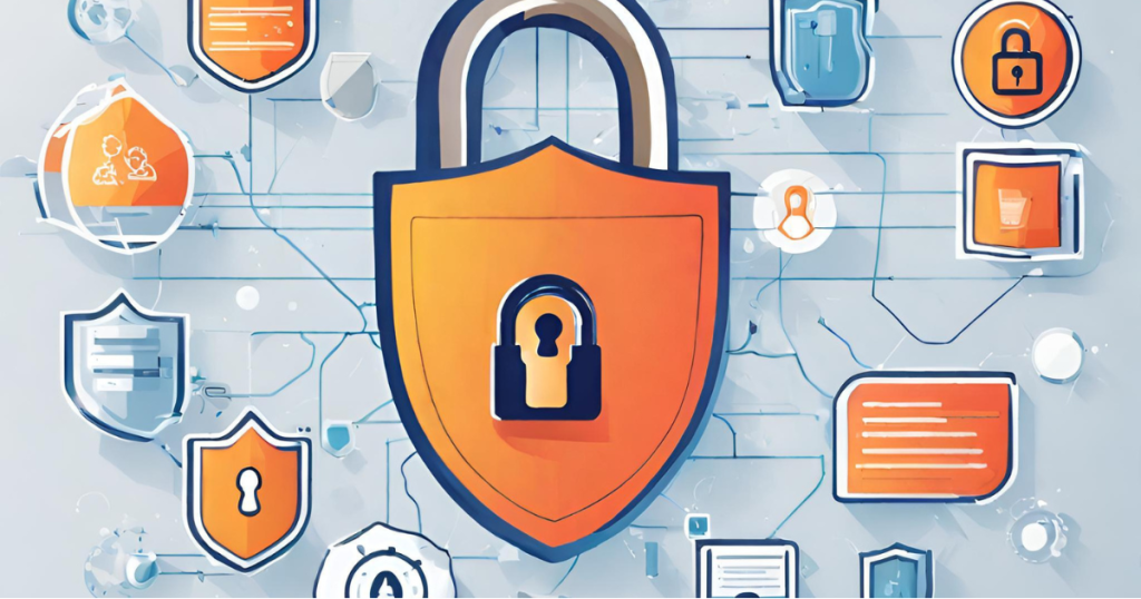 representing data security and electronic billing systems