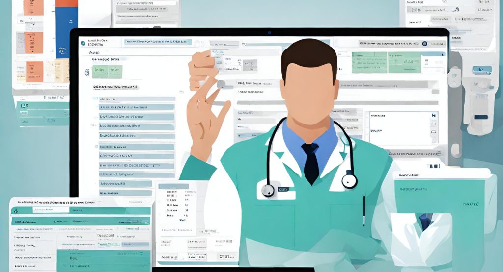  "Screenshot of medical billing software designed for urology practices, highlighting specialization and efficiency."