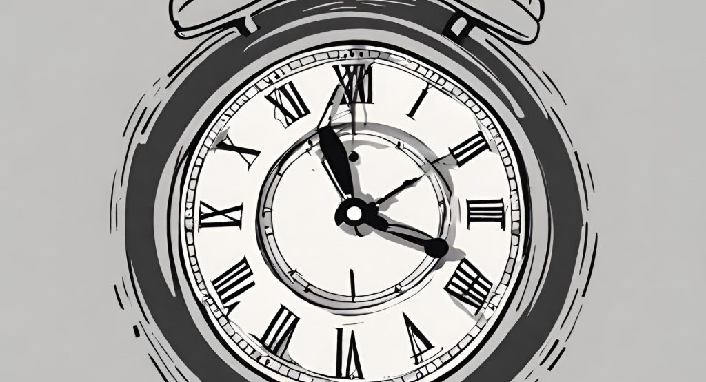 Show an image of a clock with its hands stopped, symbolizing the misconception that learning in medical billing and coding has come to a halt.