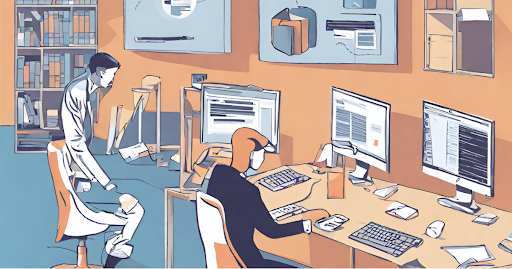 (Image depicting the concept of outsourcing non-core functions.)
