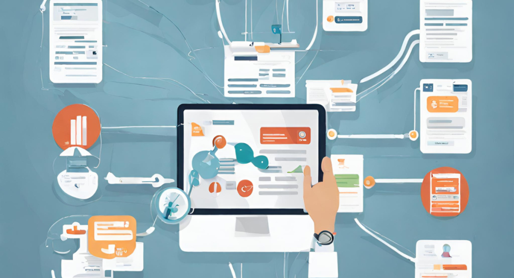 "Visual diagram illustrating the step-by-step flow of payments in medical billing, from submission to posting."