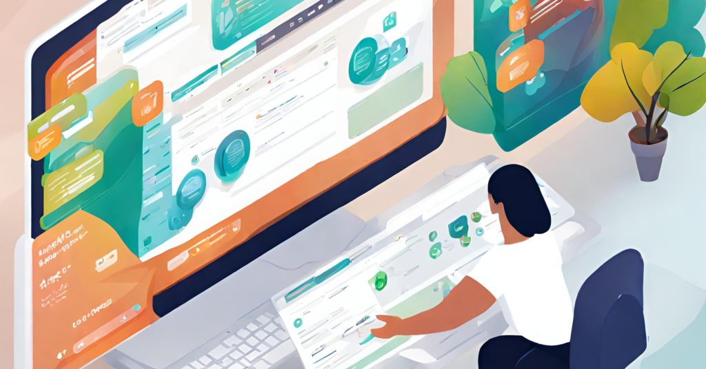 "E-learning Platform for Continuous Training in Billing Processes" "Screenshot of an e-learning platform for continuous training in billing, emphasizing accessibility and online resources."