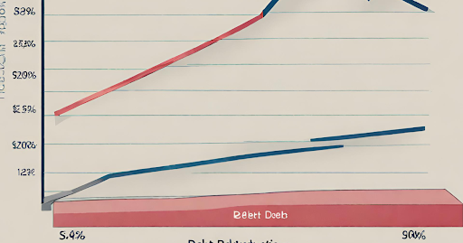 (Hover for insights on minimizing bad debts and financial balancing.) (Visual representation of minimizing bad debts, like a decreasing 'debt)