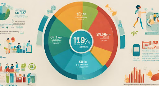 ("Visualizing the Impact: Health Literacy Statistics Infographic") ("Colorful infographic illustrating key statistics and facts about the importance of health literacy.")