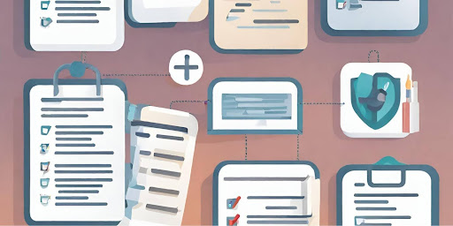 ("Visual checklist of best practices for accurate medical coding, featuring clear icons and bullet points.")