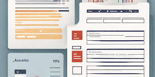 ("Visual checklist representing key elements of a regular audit, featuring checkboxes and quality indicators.")