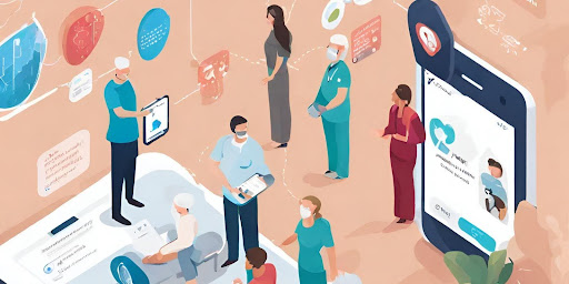 ("Telemedicine Consultations: Remote Healthcare Access from Anywhere") ("Image of a patient having a telemedicine consultation with a healthcare professional, emphasizing remote healthcare accessibility.")
