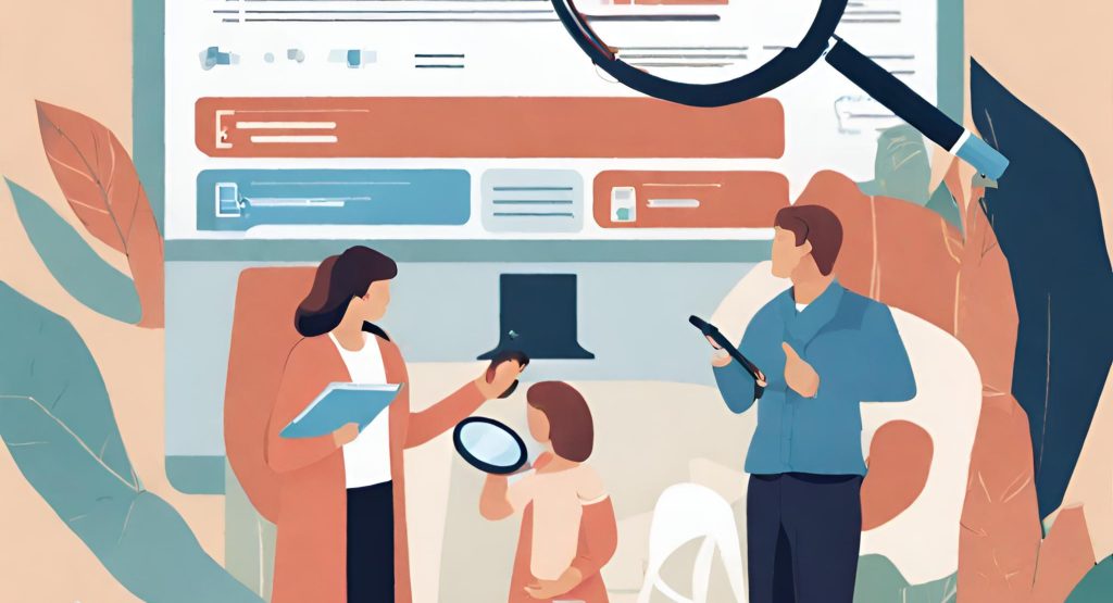 ("Analyzing Options - Individual Comparing Health Insurance Plans") ("Individual carefully analyzing and comparing health insurance options, possibly with a magnifying glass or on a tablet.")