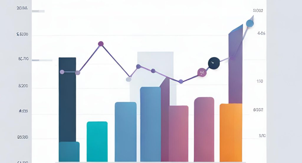 ("Graph showing trends in collection rates or days sales outstanding (DSO) over time, indicating the efficiency of accounts receivable collections.")