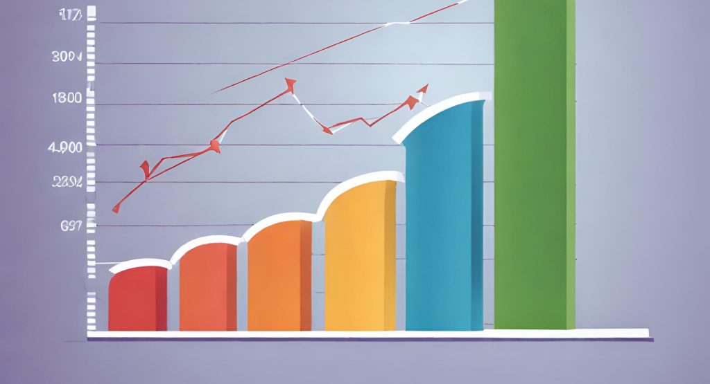 ("Graph depicting upward trend in revenue, illustrating benefits of effective medical billing for physical therapy practices.")