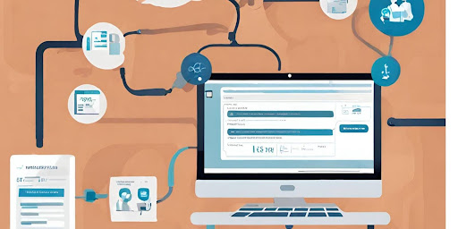 ("Illustration of a streamlined workflow for integrating Medical Billing and EHR systems, showing seamless data flow.")