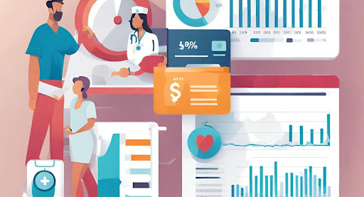 ("Digital Payment Methods in Healthcare") ("Illustration of various digital payment methods in healthcare.")