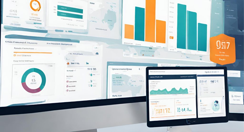 ("Healthcare Performance Dashboard: Monitoring Quality Metrics") ("Dashboard displaying various quality metrics such as patient satisfaction scores, readmission rates, and clinical outcomes for healthcare performance evaluation.")