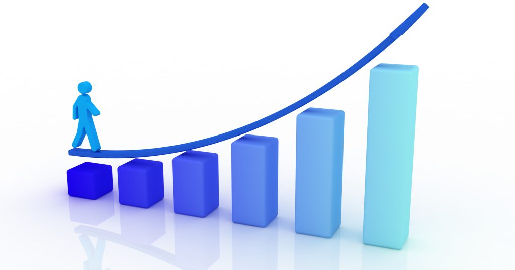 "A line graph showing an upward trend in revenue, representing the importance of medical billing in revenue cycle management."