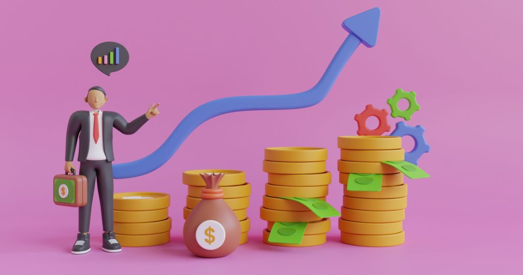  "Chart displaying revenue growth through Nephrology Medical Billing Services."