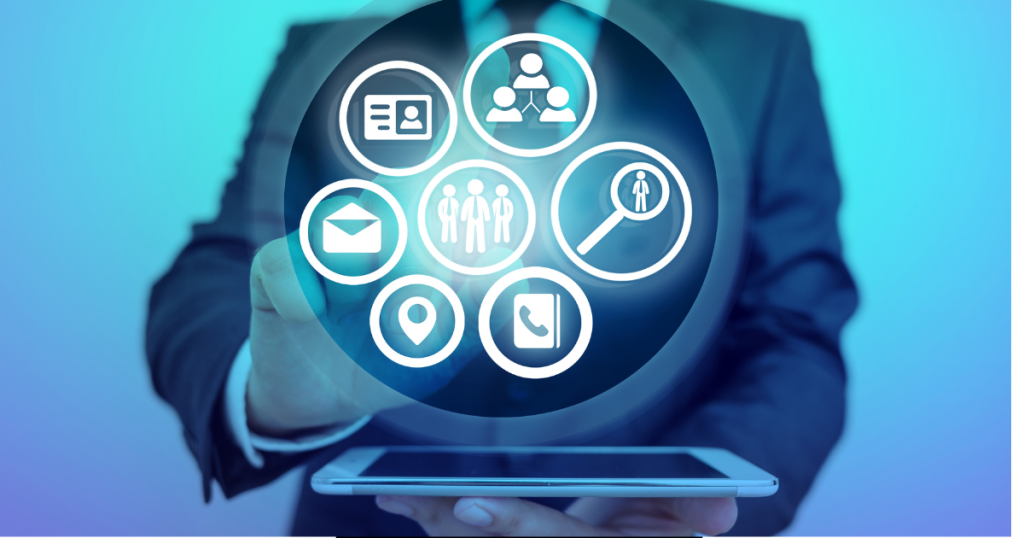 "Graphic illustrating a person holding a clipboard with a checkmark, symbolizing the re-credentialing process for maintaining professional qualifications and standards."