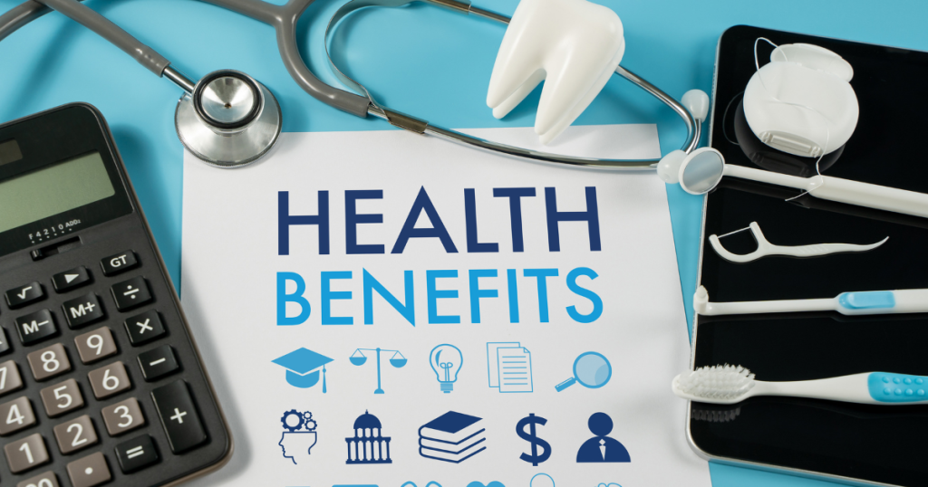 COBRA Coverage: Budgeting for Continued Healthcare Access mage featuring a calculator alongside informational materials about COBRA coverage.