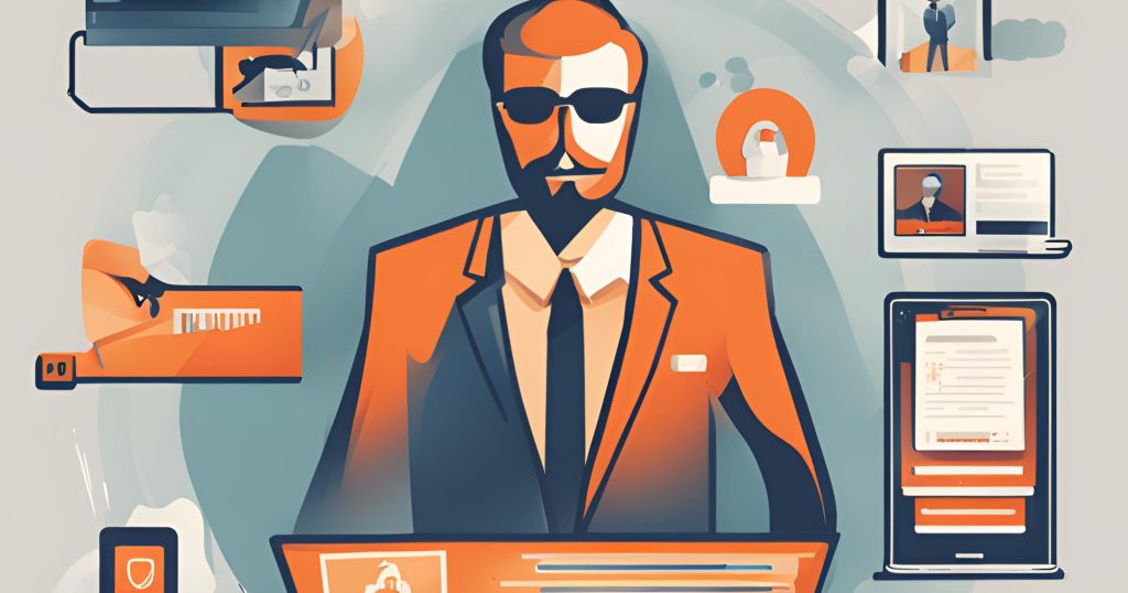 ("Whistleblower Protection System") ("Illustration of a safe reporting system for whistleblowers, promoting transparency.")