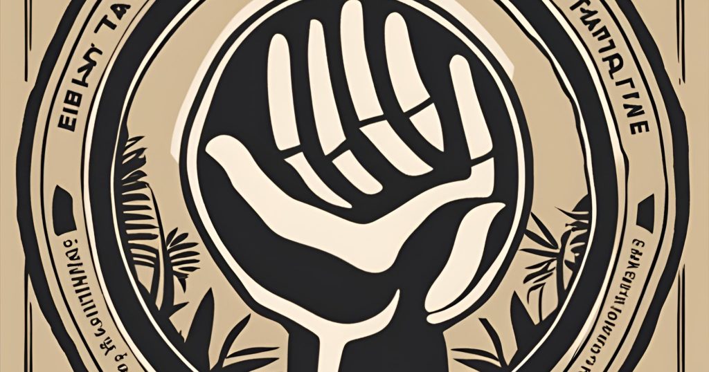  "Image featuring the Fair Trade symbol or logo, representing the ethical responsibility of supporting fair wages, working conditions, and sustainable practices in global trade."