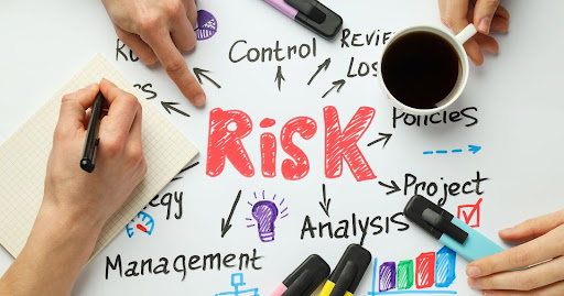("Shield deflecting arrows: metaphor for risk mitigation strategies.")